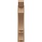 Ekena Millwork 6-in W x 24-in D x 32-in H Balboa Slat Rough Cedar Woodgrain TimberThane Outlooker, Primed Tan OUTUR060X24X32BOA24RCPR - alternate 6